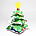 ペーパークラフト(型抜き)　グリーンクリスマスツリー